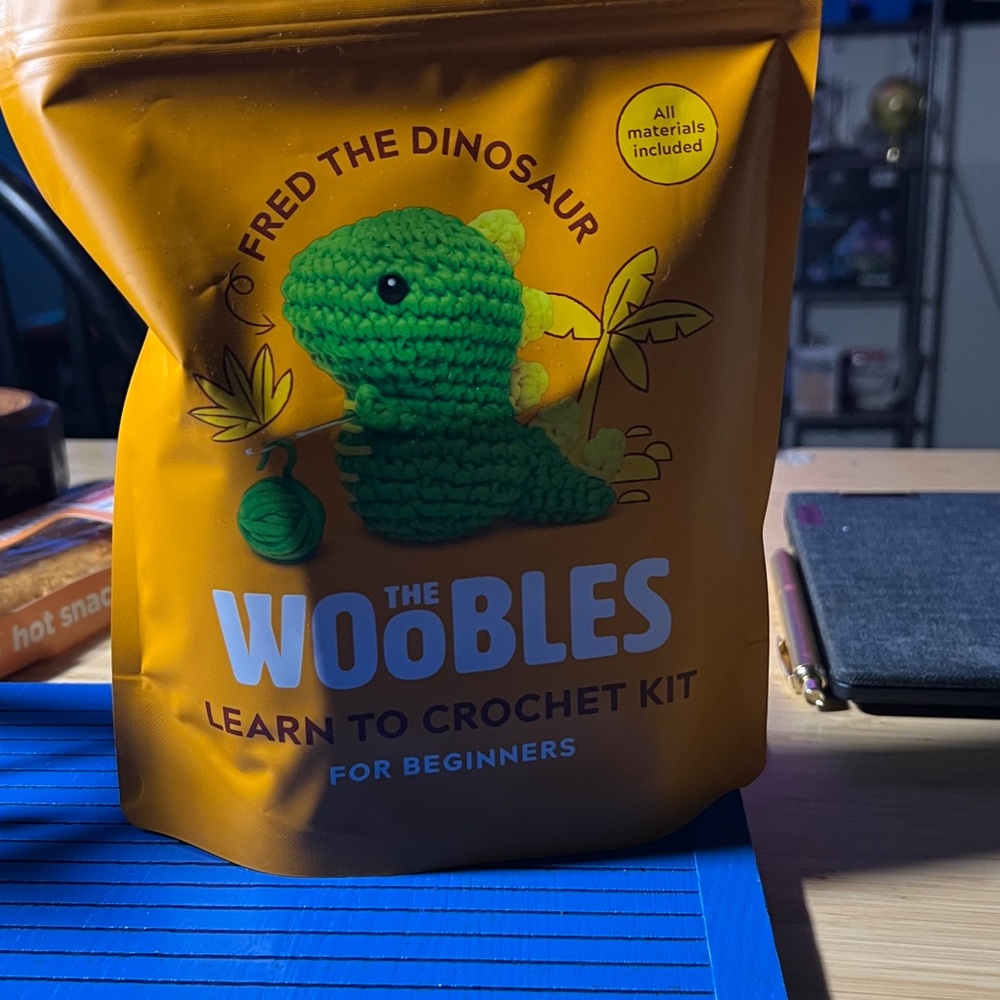 The woobles Fred the dinosaur sealed and brand new